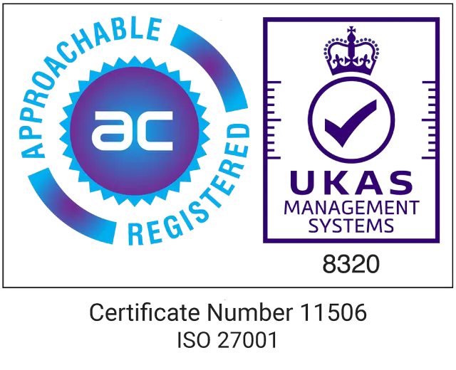 Image showing that Elateral holds an ISO 27001 certification